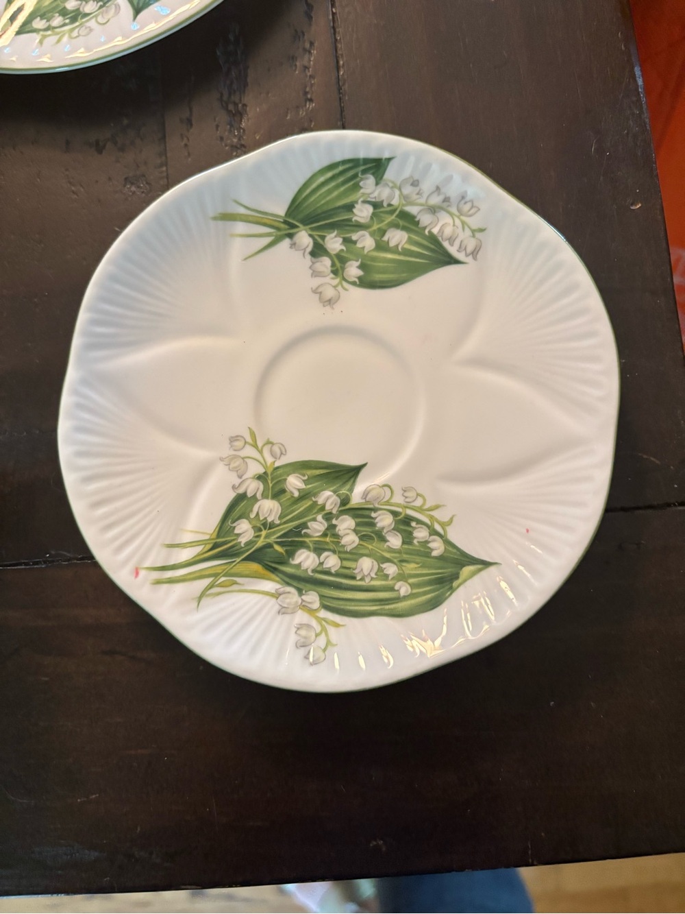 Shelley Lily of the Valley 13822 Tea Trio Bone China - Picture 7 of 9